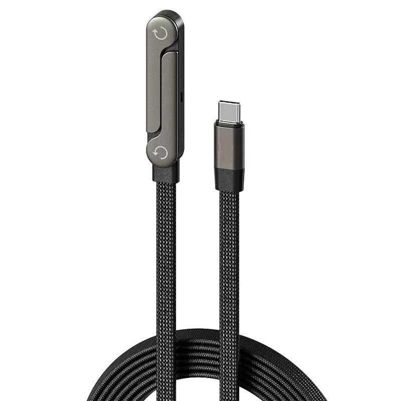 Invisible Stand Charging Cable 2 in 1 | كابل شحن مع حامل جوال | Fast Charger UAE