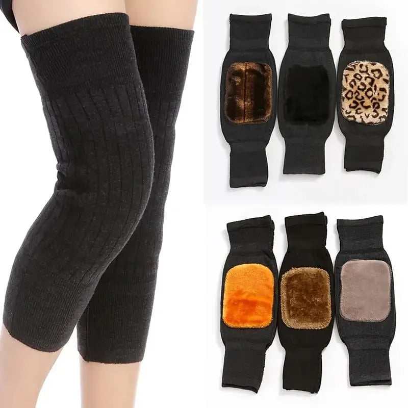 1 Pair Knee Warmer | Winter Warm Thermal Knee Warmers | Knee Protector (Random Color)
